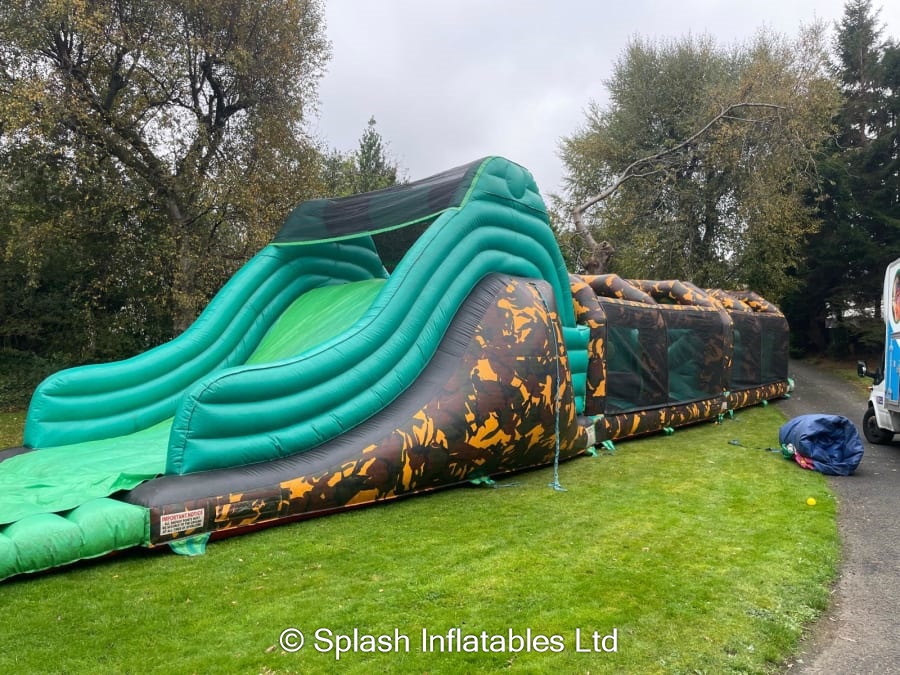 70ft Camouflage Assault Course - Bouncy Castle & Event Equipment Hire ...
