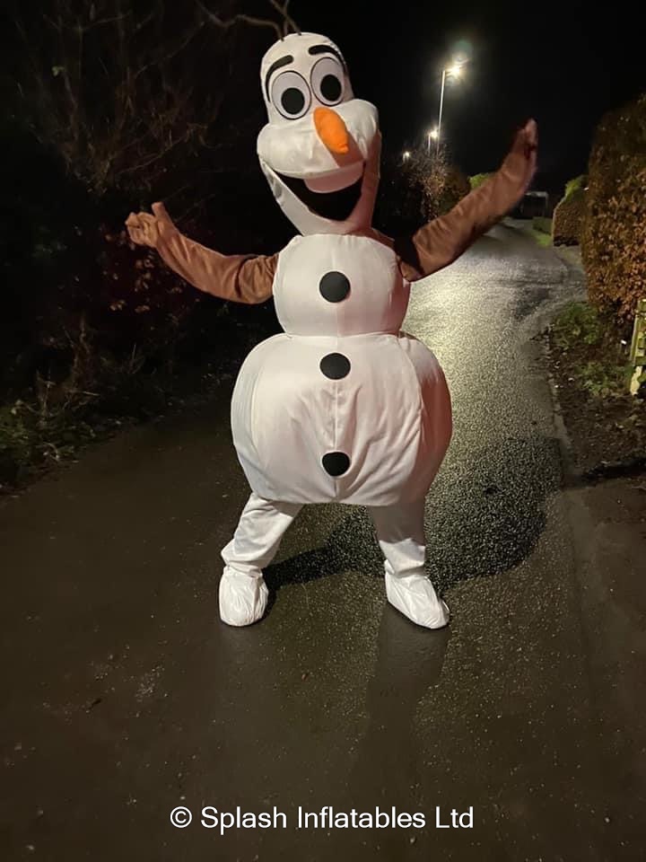 Olaf Mascot Bouncy Castle & Event Equipment Hire in Glasgow, East