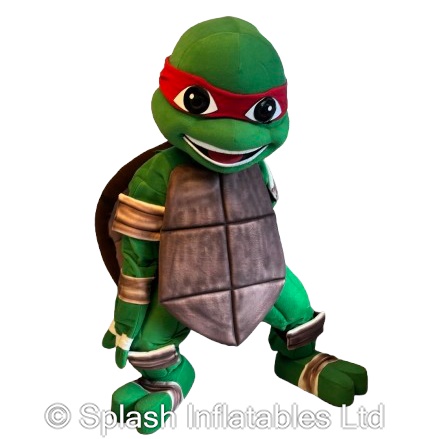 Raphael Ninja Turtle Mascot (Red) - Bouncy Castle & Event Equipment ...
