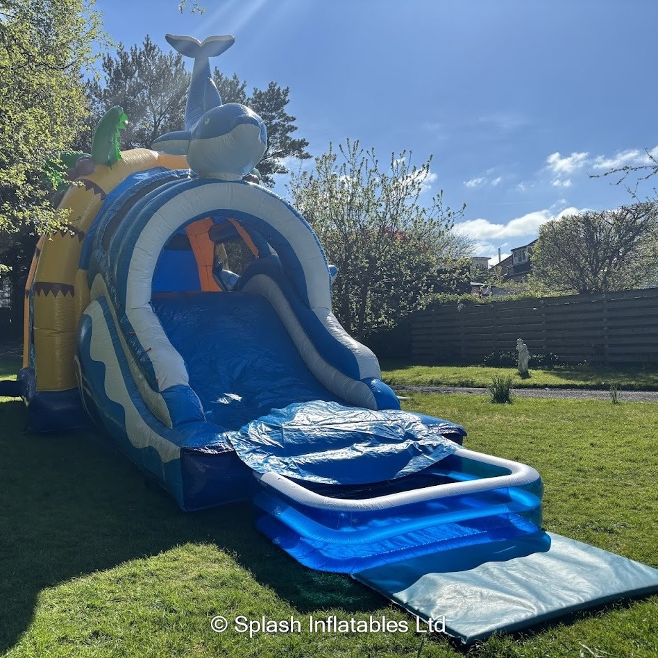 Splash Water Slide Combo - Bouncy Castle & Event Equipment Hire in ...